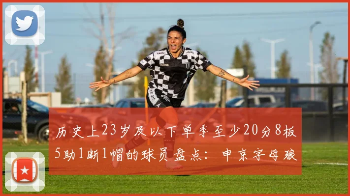 历史上23岁及以下单季至少20分8板5助1断1帽的球员盘点：申京字母狼王等人